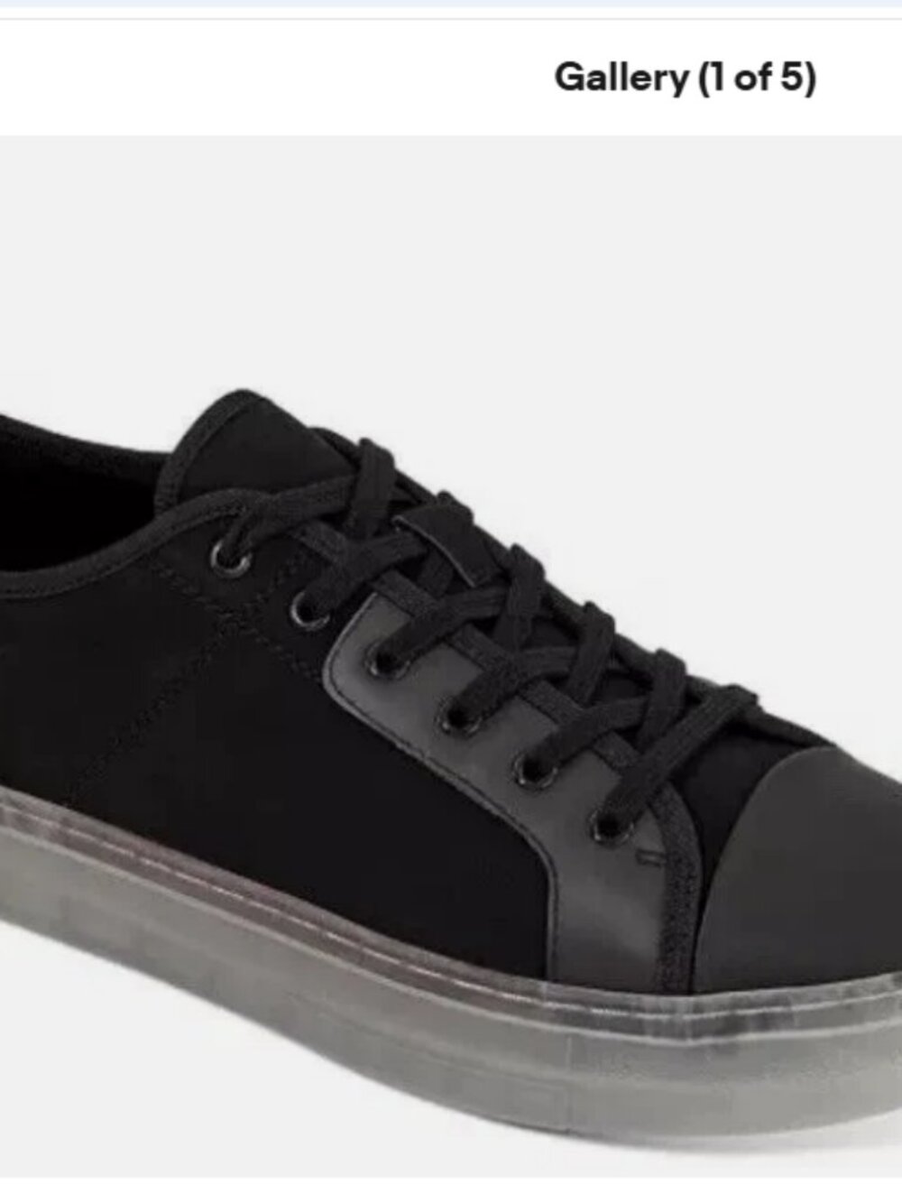 INC International Concept Men's Amir Lace-Up Sneakers, Black, Size 12M